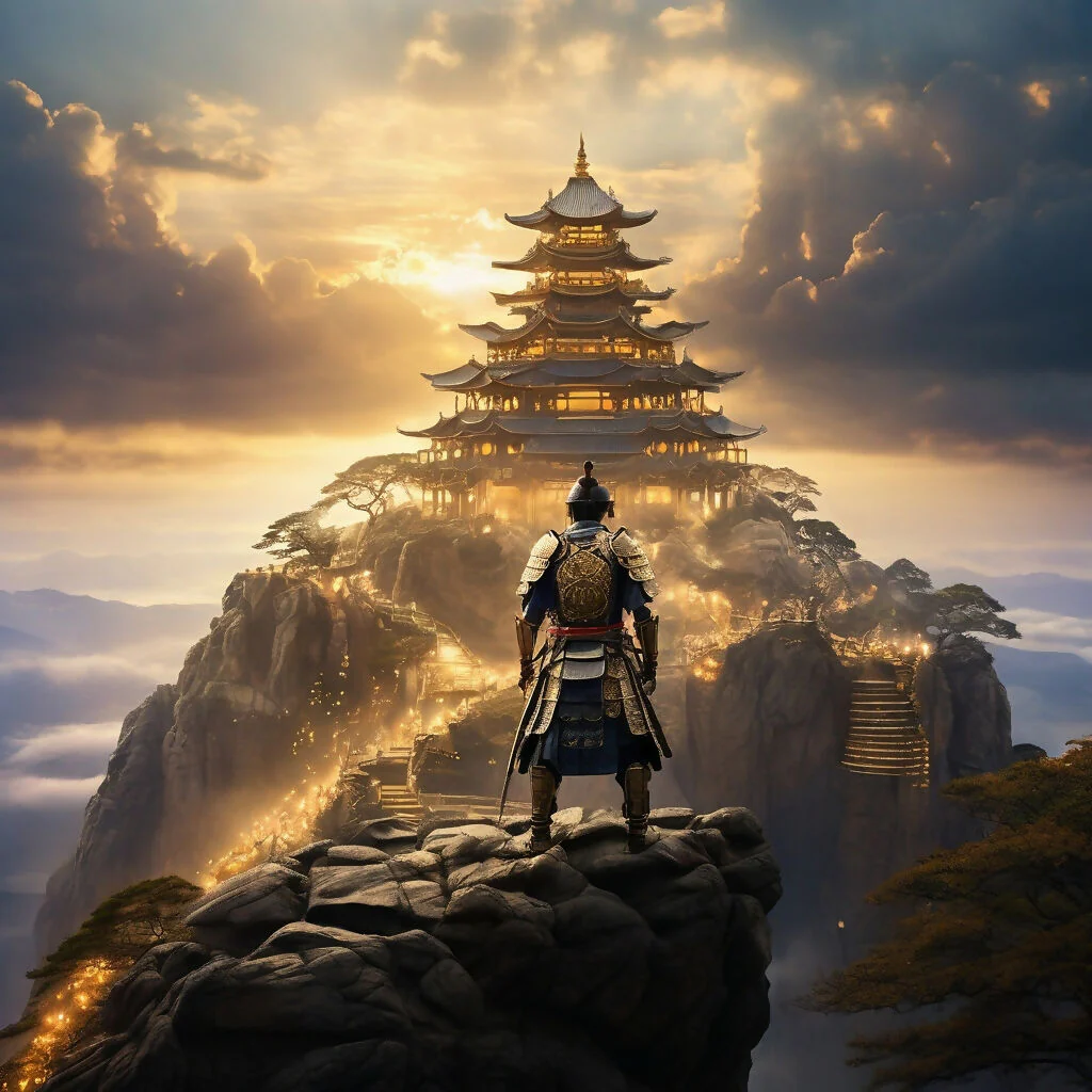 The Samurai’s Ascent to the Sacred Temple - Image 3