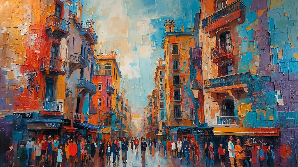 The Streets of Barcelona