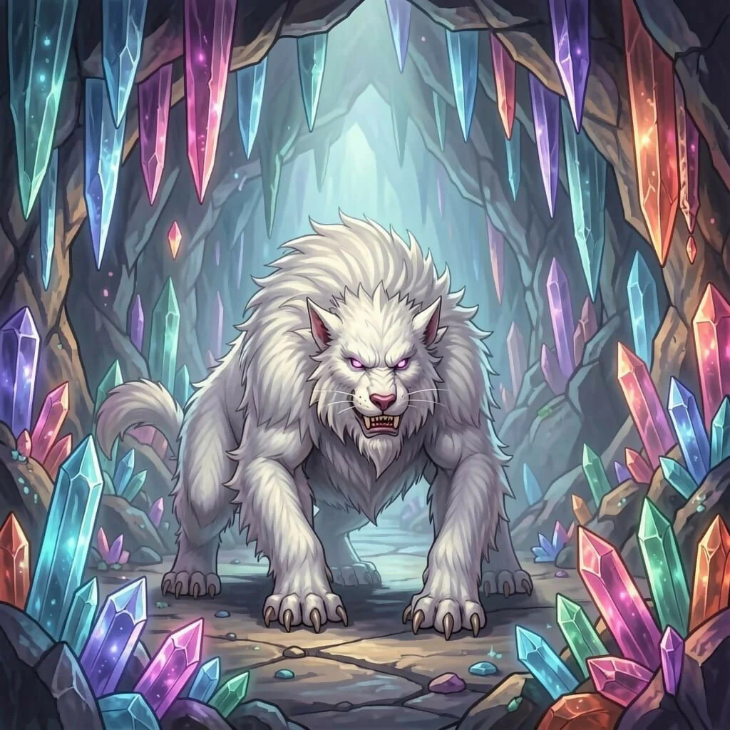The White Beast of the Cavern