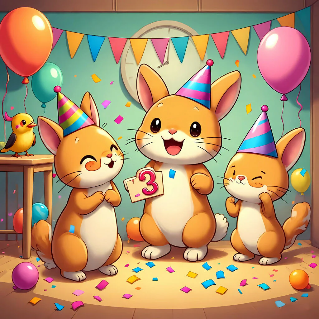 Three Cheers: Bunny Birthday Bash