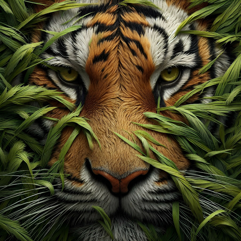 Tiger In Forest