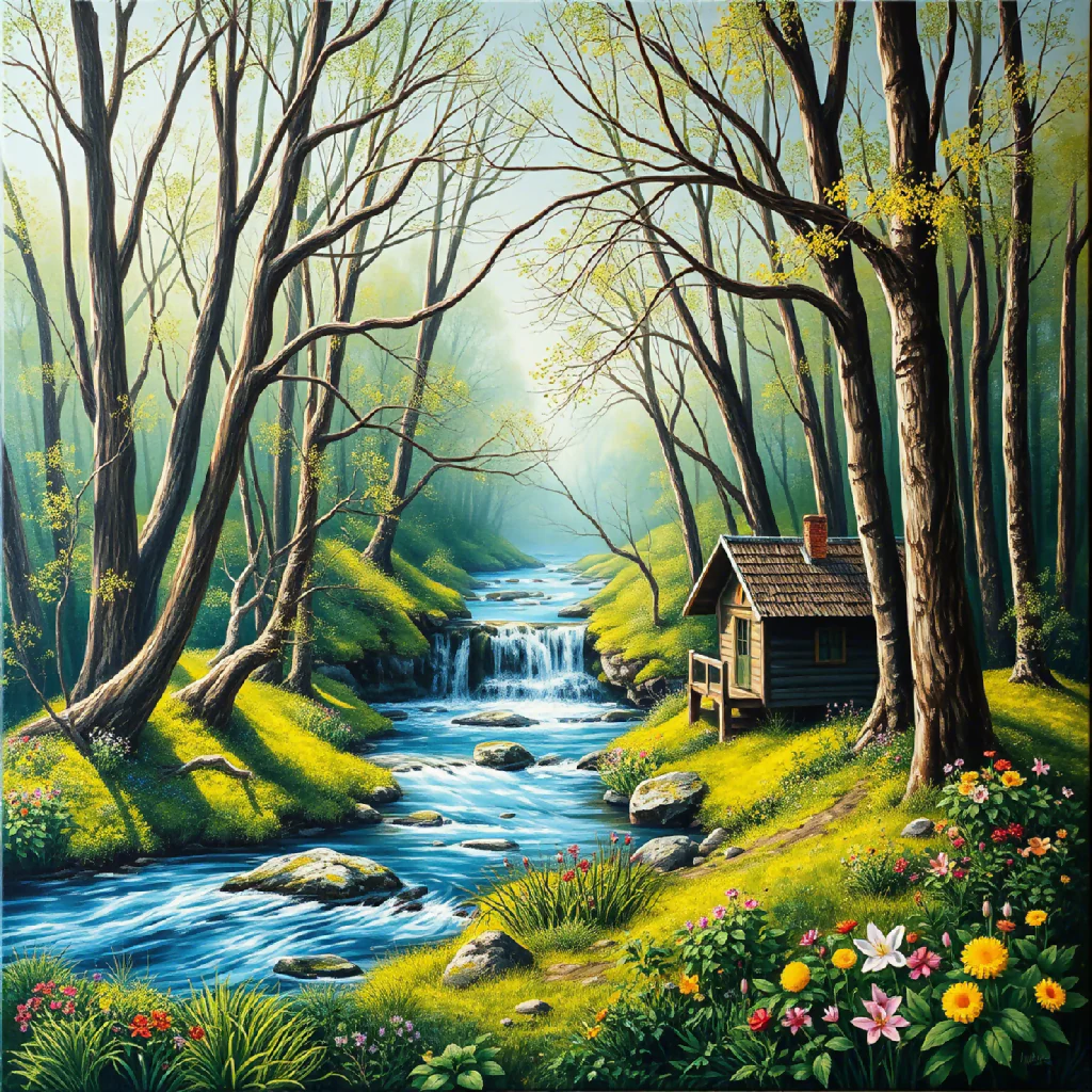 Tranquil Riverside Cabin in the Woods* - Image 10
