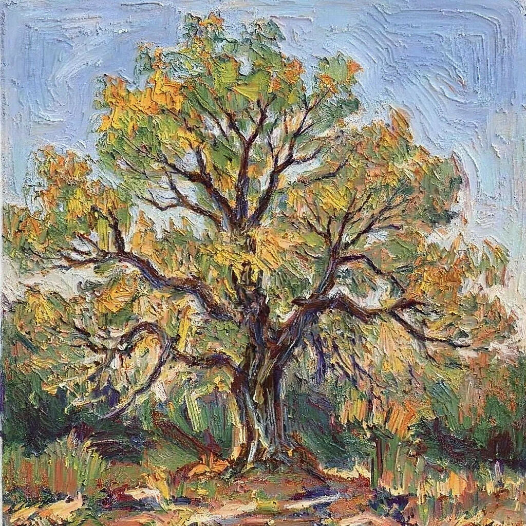 Tree and with spring season