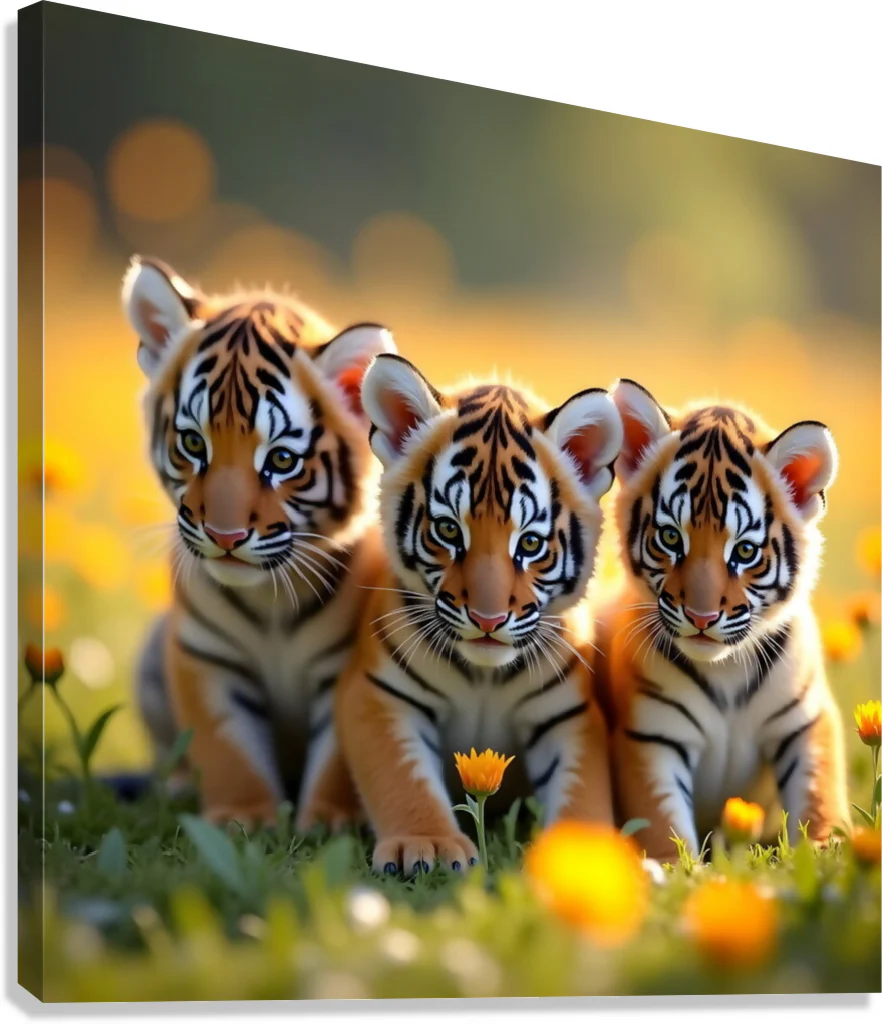 "TreeTiger Cubs Portrait" 1 - Image 4