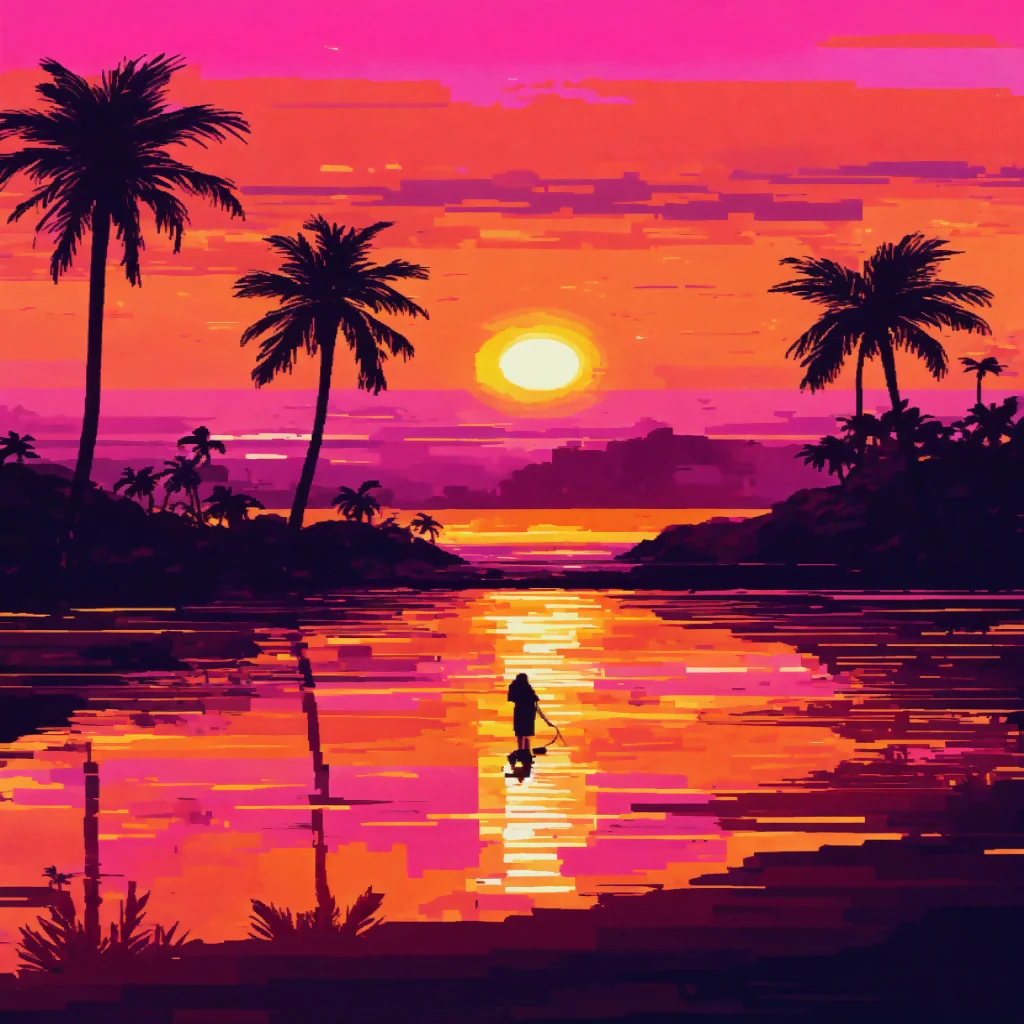 Tropical Sunset Serenity