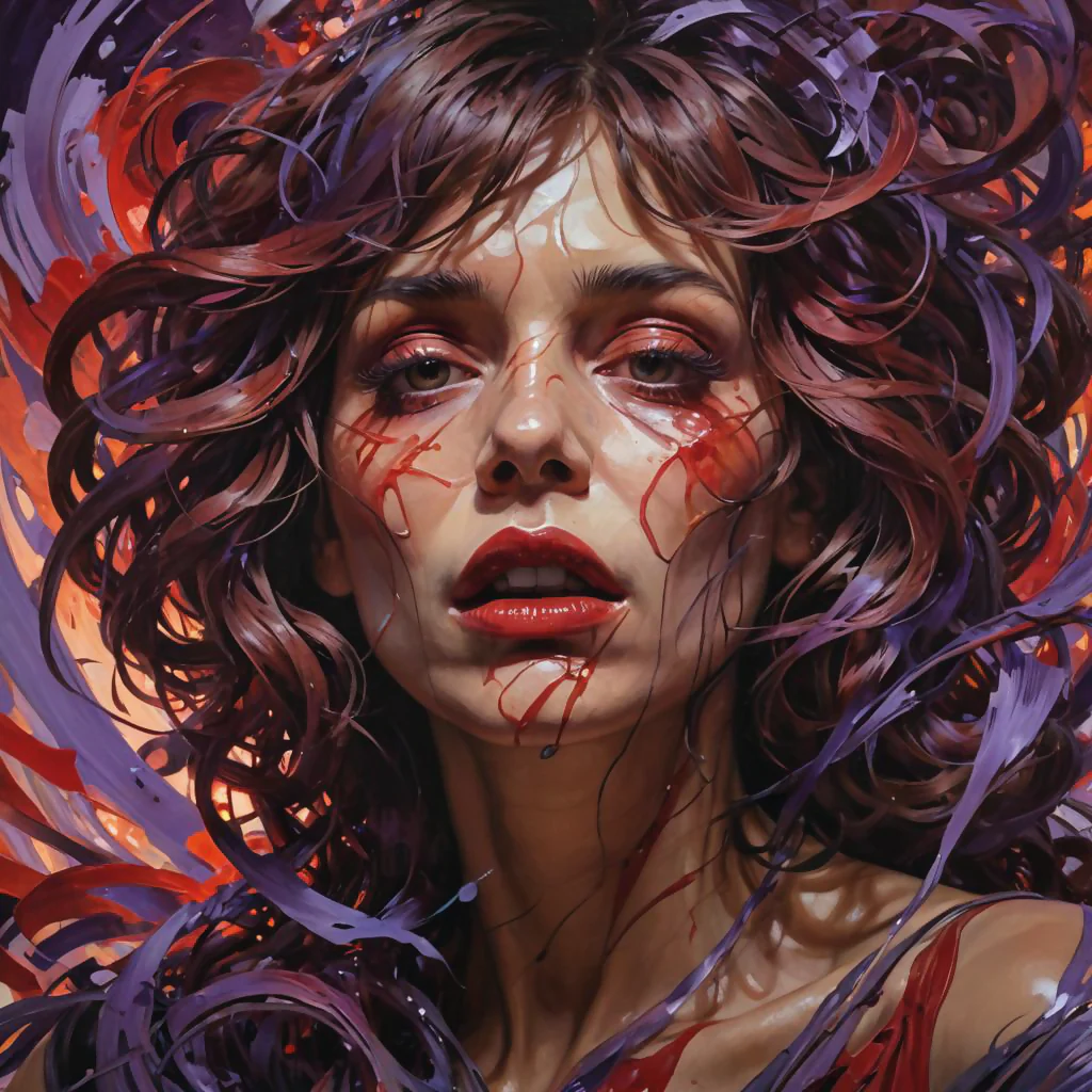 Turbulent Emotions: An Abstract Expression