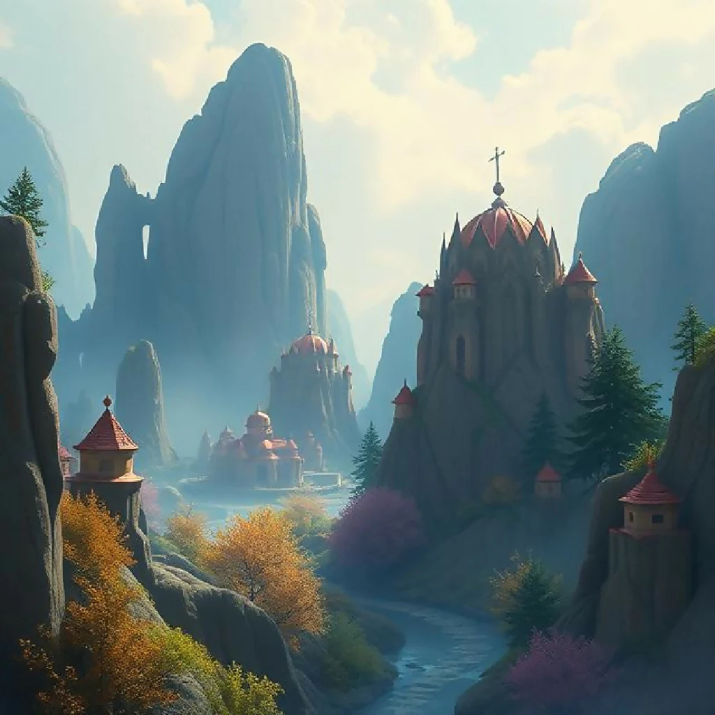 Valley of the Crimson Spires