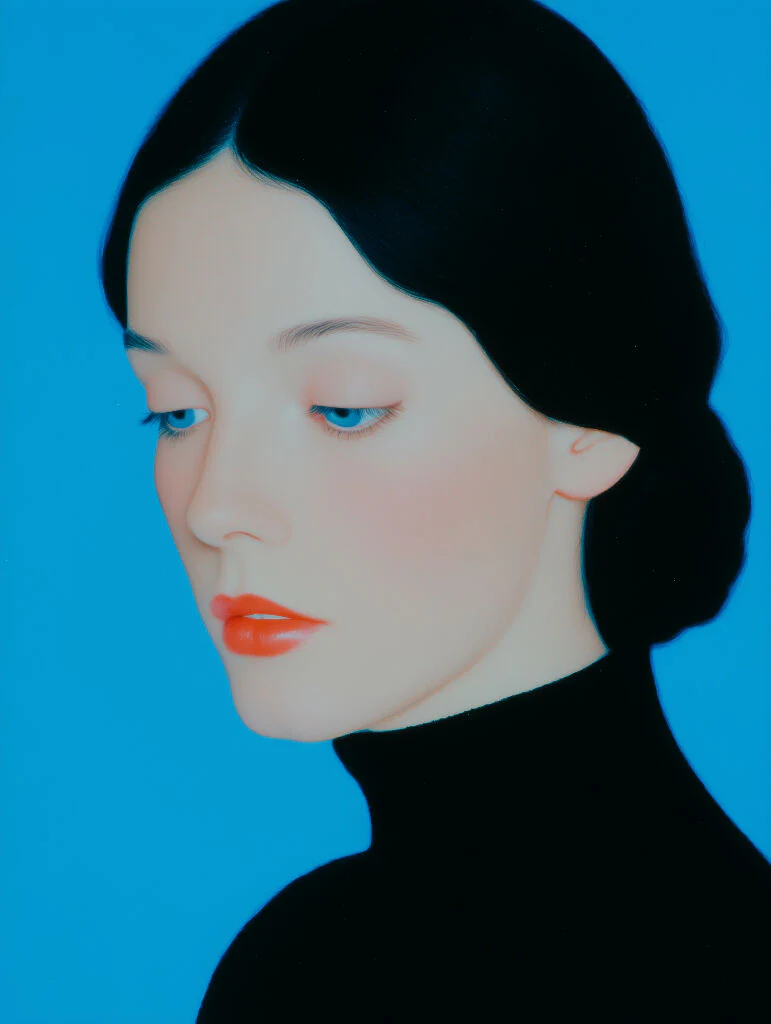 Velvet Silence – Elegant Woman Portrait