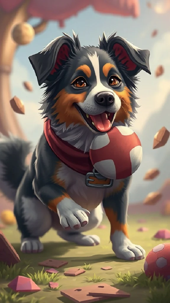Vibrant Cartoon Puppies - Image 5