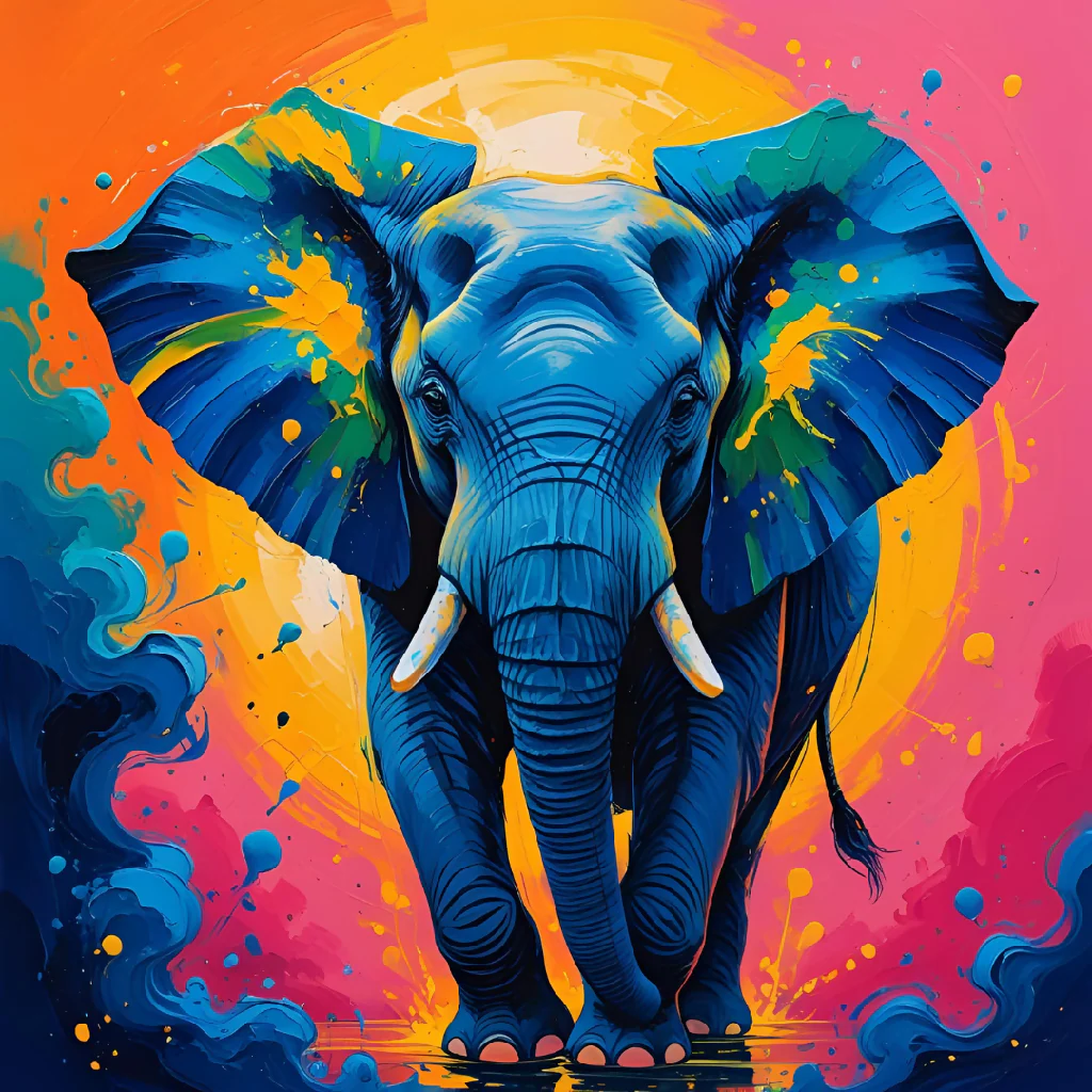 Vibrant Spirit Elephant