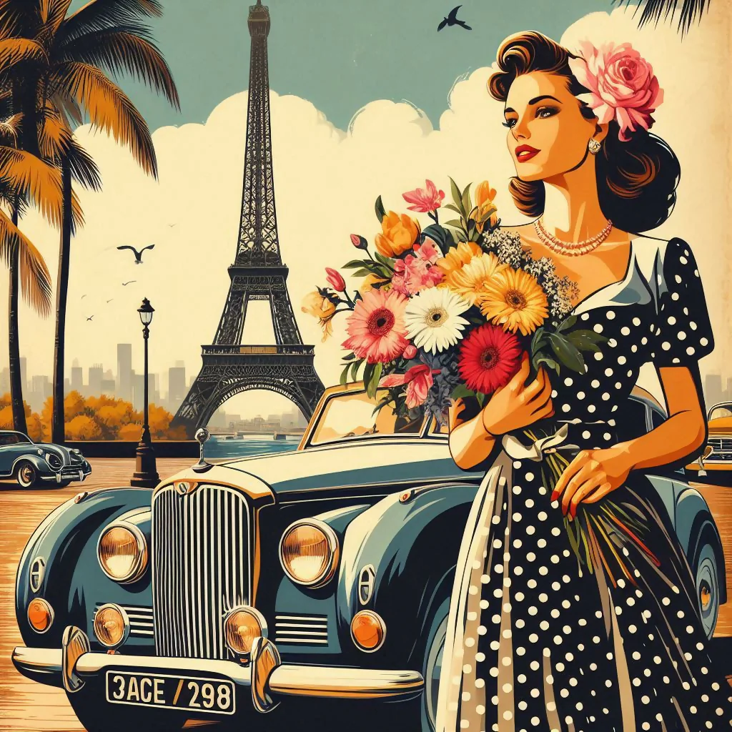vintage art paris