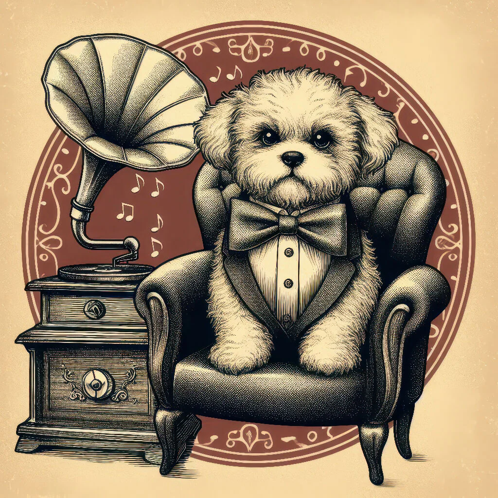 vintage dog #3