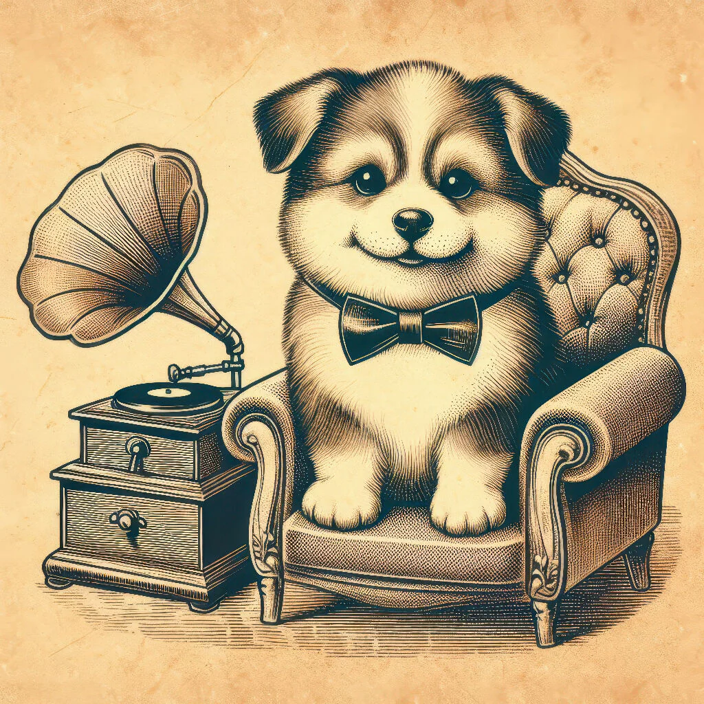 vintage dog #4