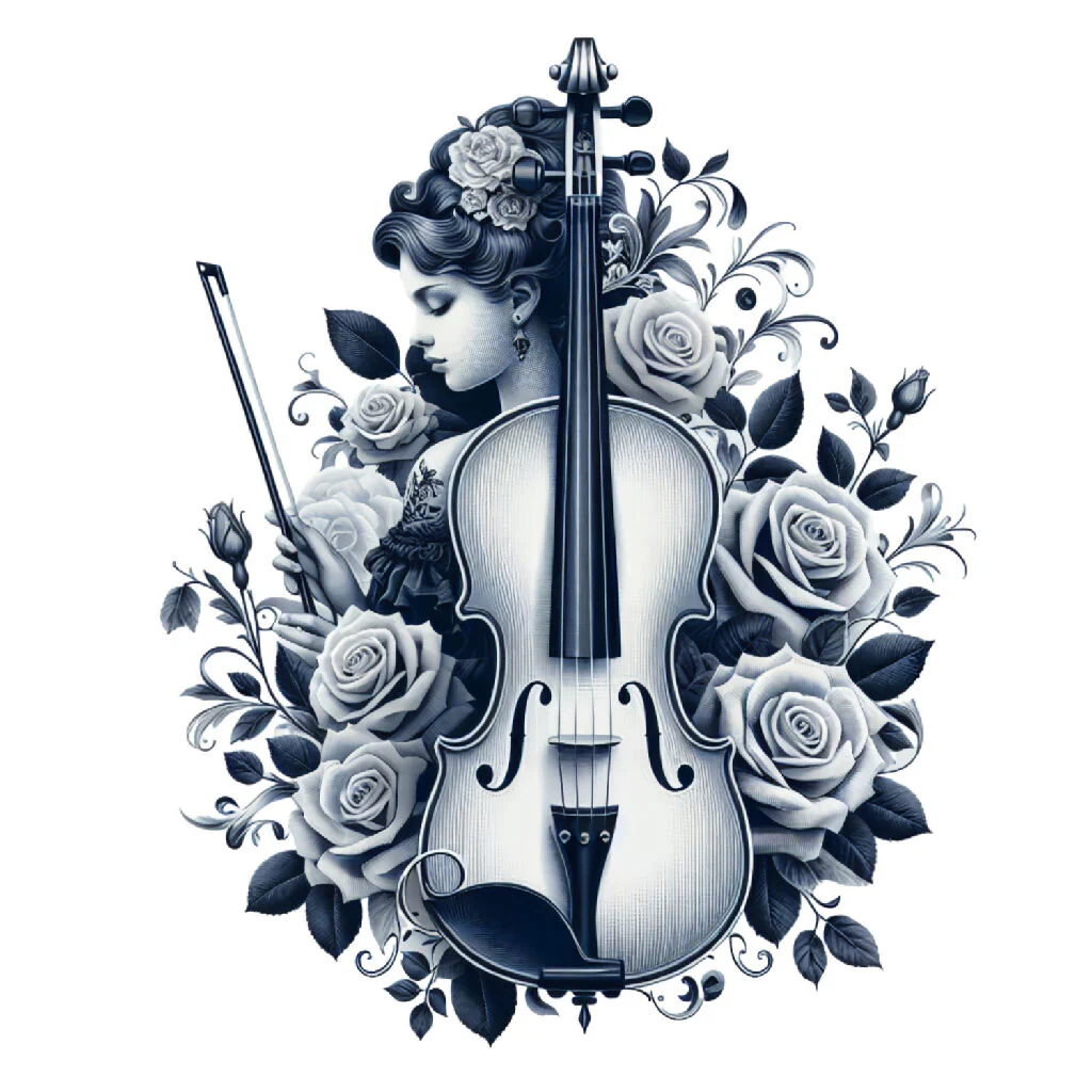 Violin Girl Portrait