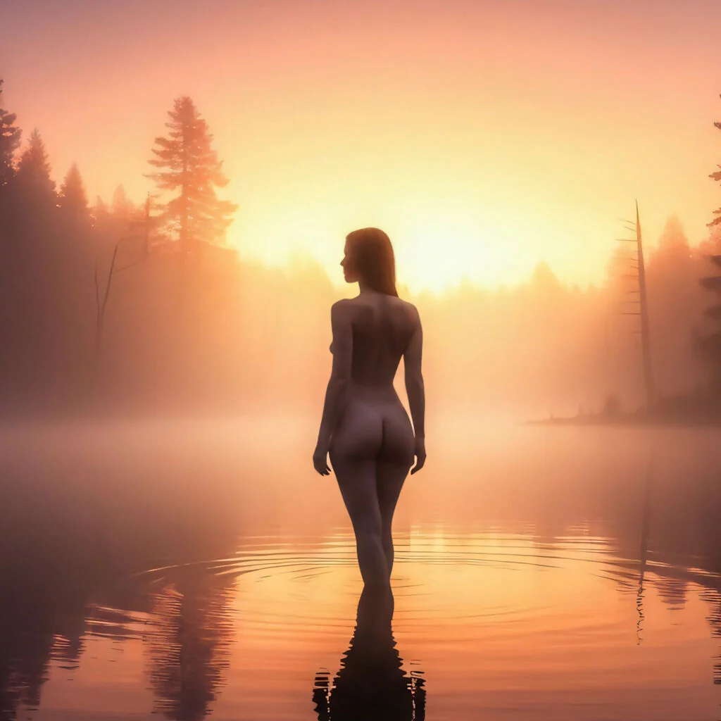 Walk into the Gold Mist