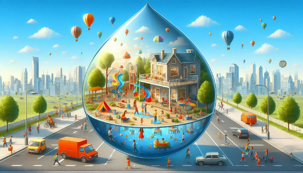 Water drop city - Image 3