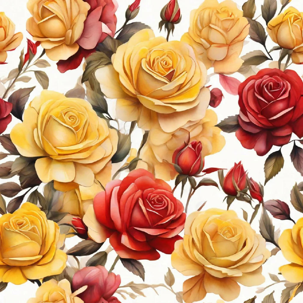 Watercolor Rose Bouquet" - Image 10