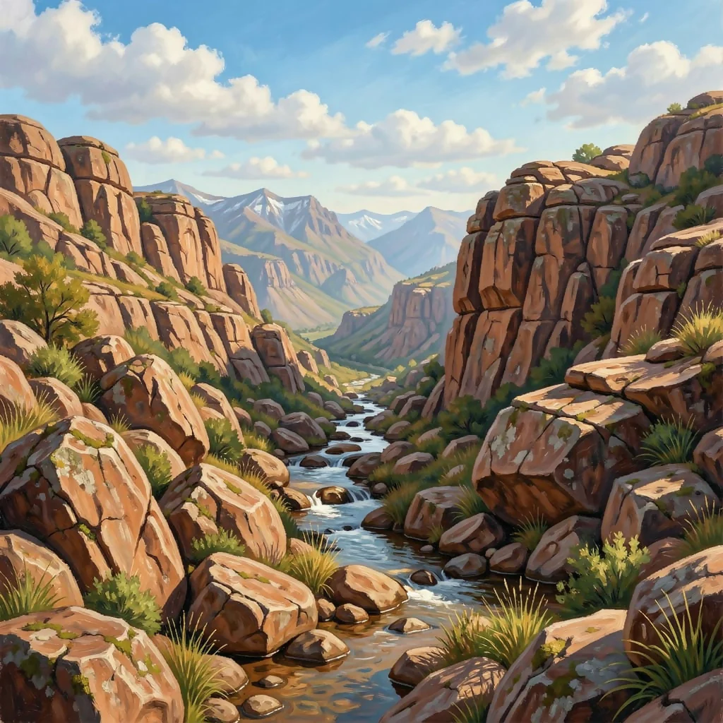Waterway of the Winding Canyon