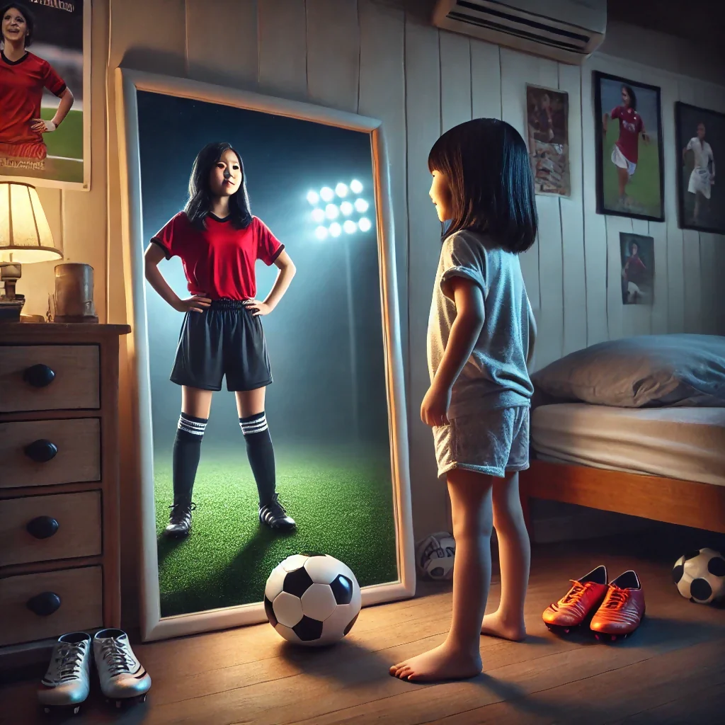When I grow up- soccer star