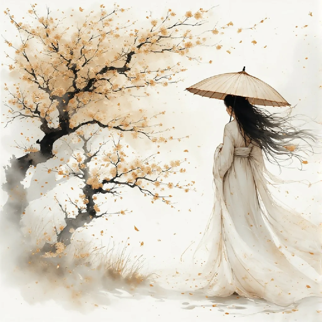 Whispers Beneath the Blossoms