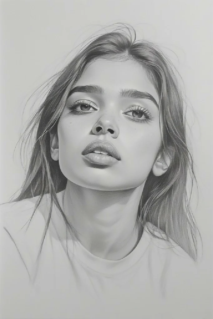 “Whispers in Graphite – Emotive Portrait Sketch Series