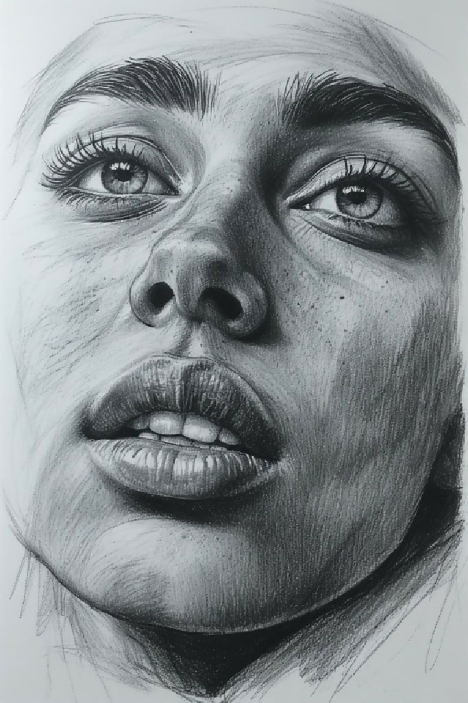 “Whispers in Graphite – Emotive Portrait Sketch Series - Image 8