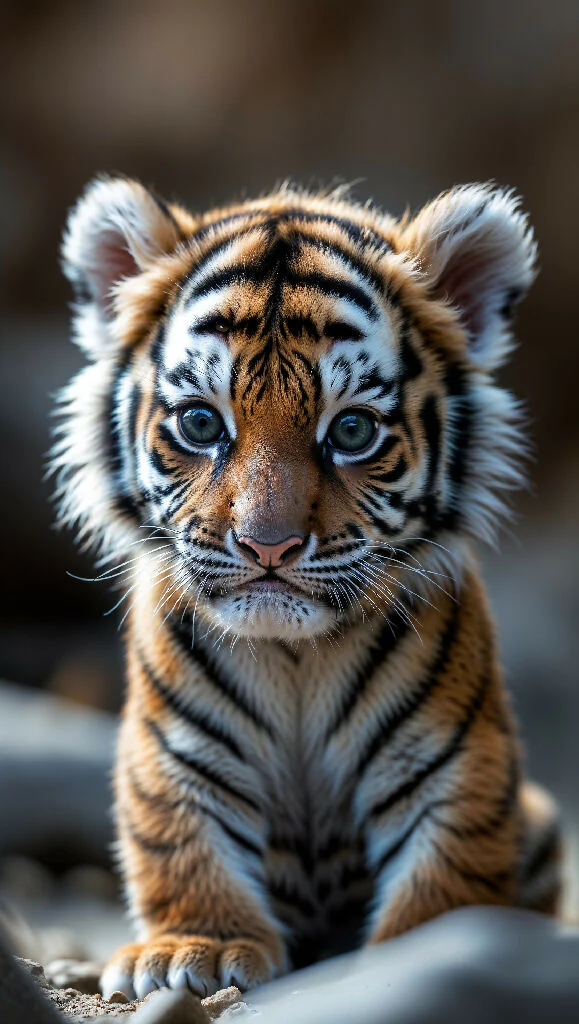 Wild Innocence: The Adorable Tiger Cub