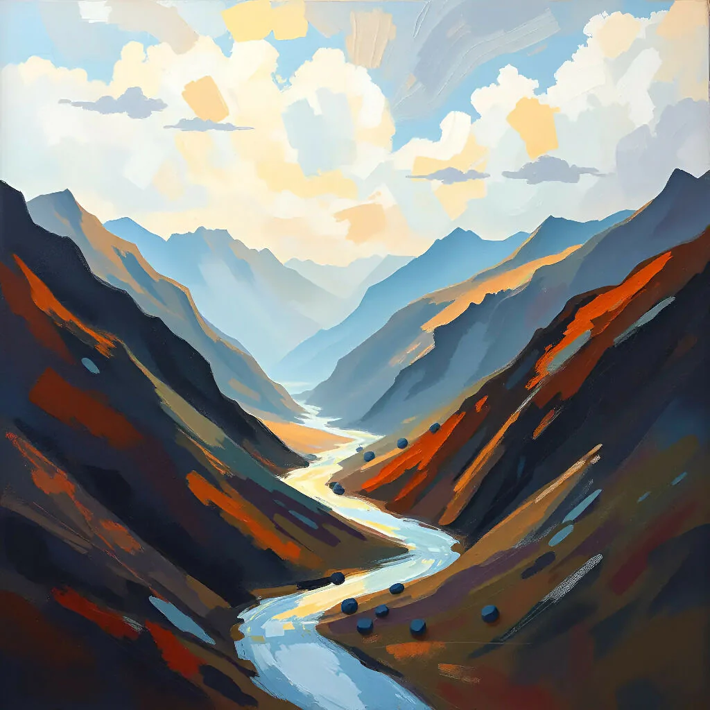 Winding Ember Valley