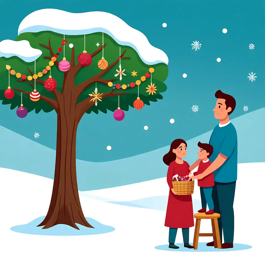 Winter Tree of Togetherness