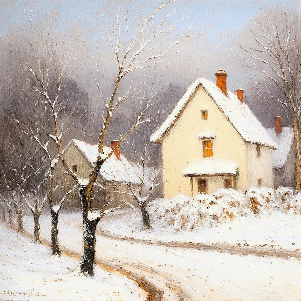 Winter's Quiet Lane