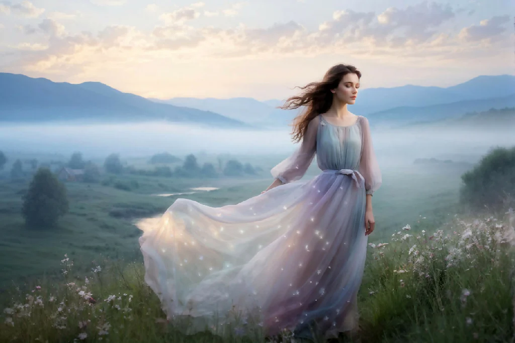 Woman in nature