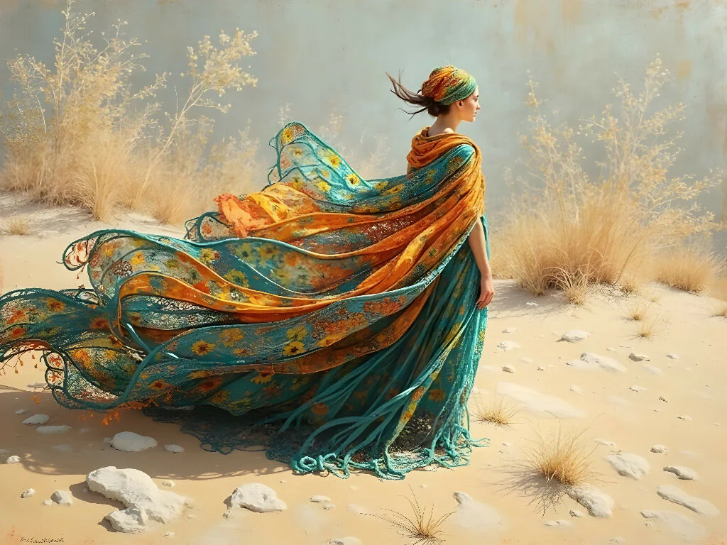 Woman in the Desert 2