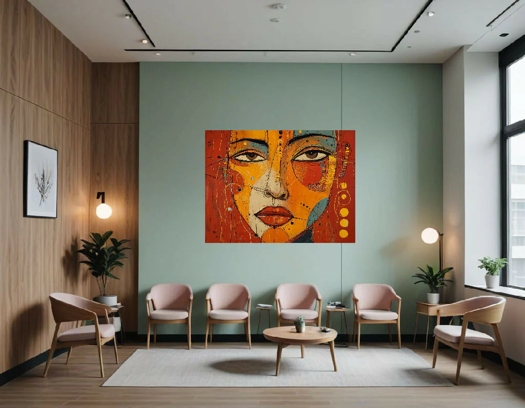 Woman's face in the Style 2 - Image 4