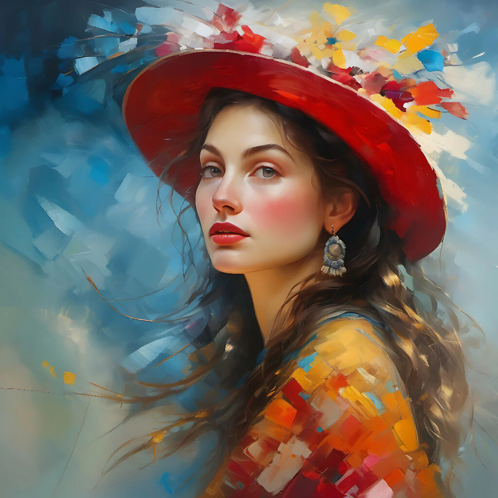 Womans watercolor - Image 7