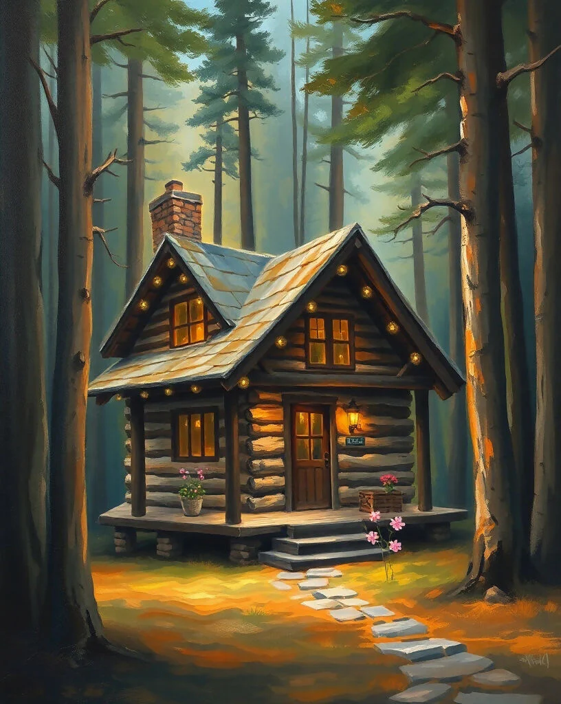 Woodland cabin