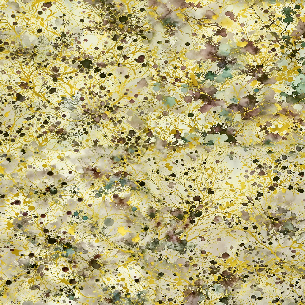 Yellow Marble Art Print