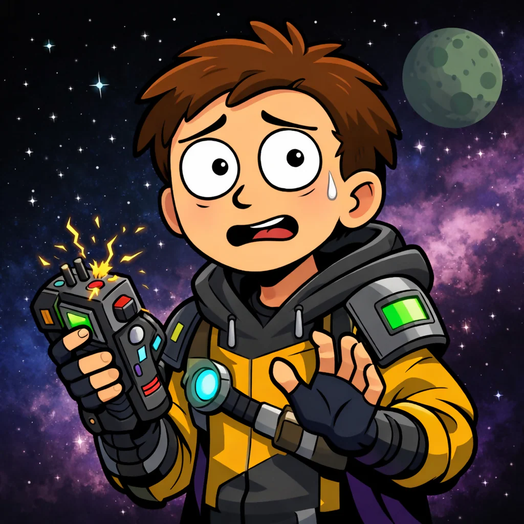 Zarn – Nervous Space Intern Portrait in 8K