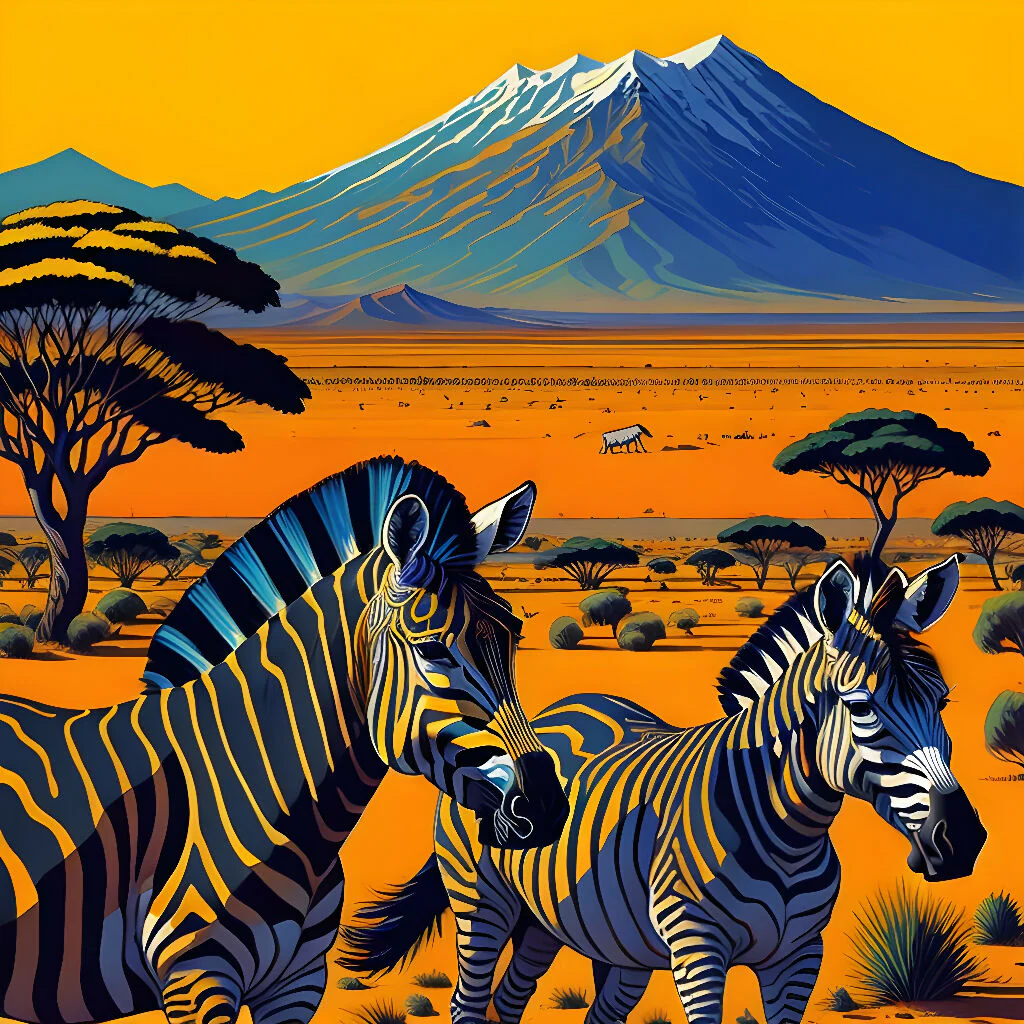 zebra of africa